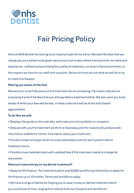 Fair Pricing Policy